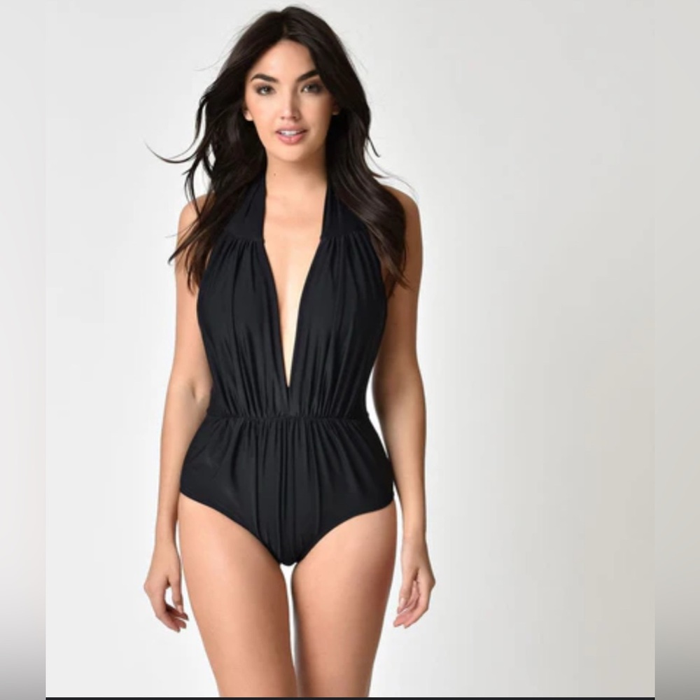 NWT Uniquely Vintage One Piece Swim Suit